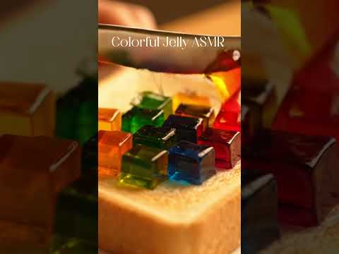 Spreading Colorful Jelly ASMR