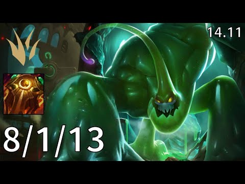 Zac Jungle vs Skarner - EUW Challenger | Patch 14.11