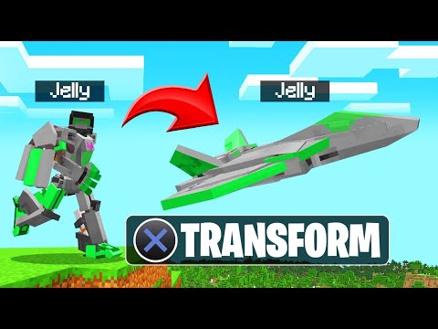 We Became TRANSFORMERS In MINECRAFT! (Crazy)