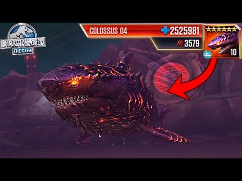 COLOSSUS 04 BOSS FIGHT GAMEPLAY - Jurassic World The Game - *COLOSSUS 04 BOSS EVENT* HD