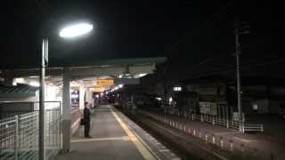 preview picture of video '夜の　名鉄桜町前駅　（西尾市）'
