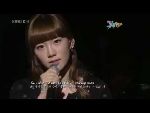 tiffany taeyeon yonghwa jongguk - U Raise Me Up (Haiti)