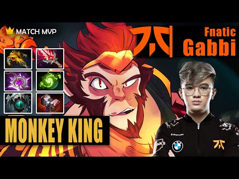 Monkey King Safelane | Fnatic.Gabbi | CARRY YOUR TEAM WITH 7.32D MK BUILD | 7.32d Gameplay Highlight