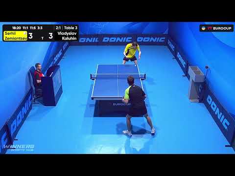 12:00 Serhii Zemiantsev - Vladyslav Kaluhin 23.08.2023 TT Euro.Cup  Ukraine Star. TABLE 3