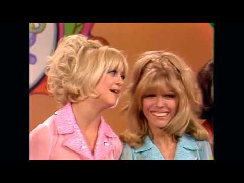 Laugh-in Salutes the 1960's. Nancy Sinatra, Ruth Buzzi, Goldie Hawn, Joanne Worley, Teresa Graves.