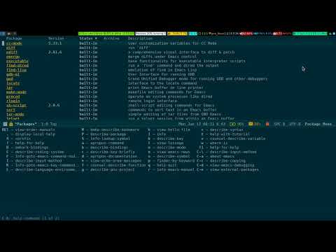 Emacs Find Packages Concise Way 2022 01_17_08:08:05