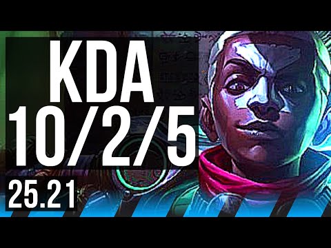 EKKO vs YONE (MID) | 10/2/5, 700+ games | KR Grandmaster | 25.21