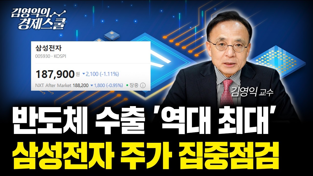 반도체 수출 176% 폭등.. 삼성전자 주가 전망은?ㅣ김영익 교수 공식 채널