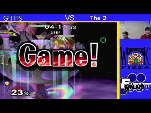 Melee: God!TucksInTheSheets (Peach) vs TheD (Falco) - Fight Night #28