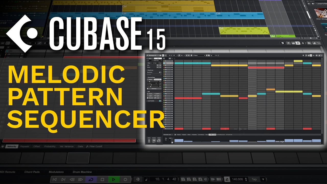 Pattern Sequencer – Make Melodies | New Features in Cubase 15