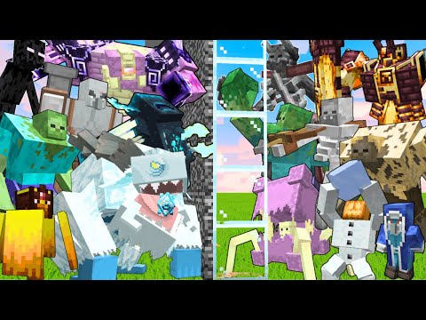I Made the ULTIMATE Minecraft MOB BATTLE Competition