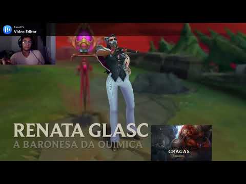 REAGINDO AO NOVO CHAMPION DO LOL A PUTA DA RENATA GLASC ZZZZZZZZZZZZZZZZZZZZ