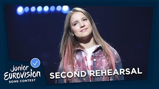 Anna Filipchuk - Unbreakable - Second Rehearsal - Russia 🇷🇺 - Junior Eurovision 2018