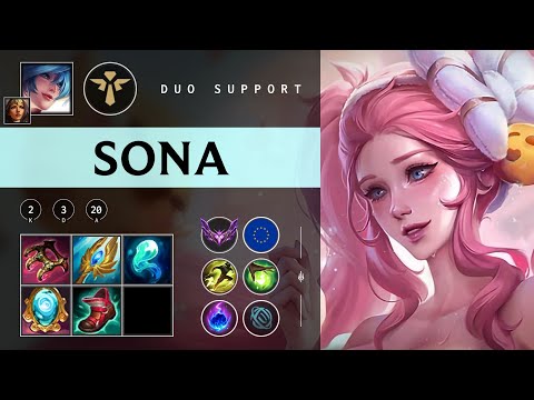 Sona Support vs Nautilus - EUW Master Patch 25.24