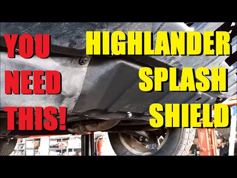 Toyota Highlander Engine Splash Shield