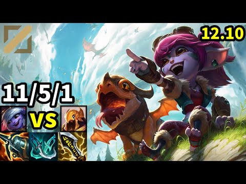 Tristana Mid vs Azir - KR Master | Patch 12.10