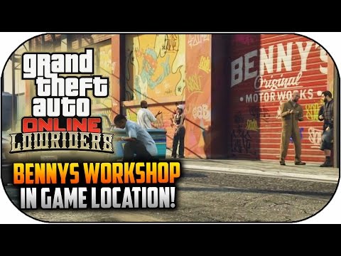 GTA 5 Lowrider DLC Secret Easter Egg Gameplay! & Benny's Workshop Location (GTA 5 Lowriders Update)