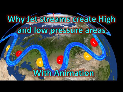 Why Jet streams create high and low pressure areas? | UPSC