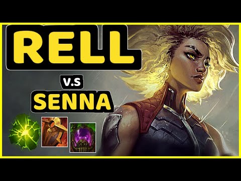 RELL vs SENNA - BOTTOM SUPPORT CHALLENGER GAMEPLAY - EUW