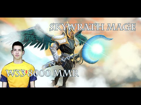 Dota 2 Skywrath Mage mid by w33 8000 MMR — full game | guide | pro | gameplay