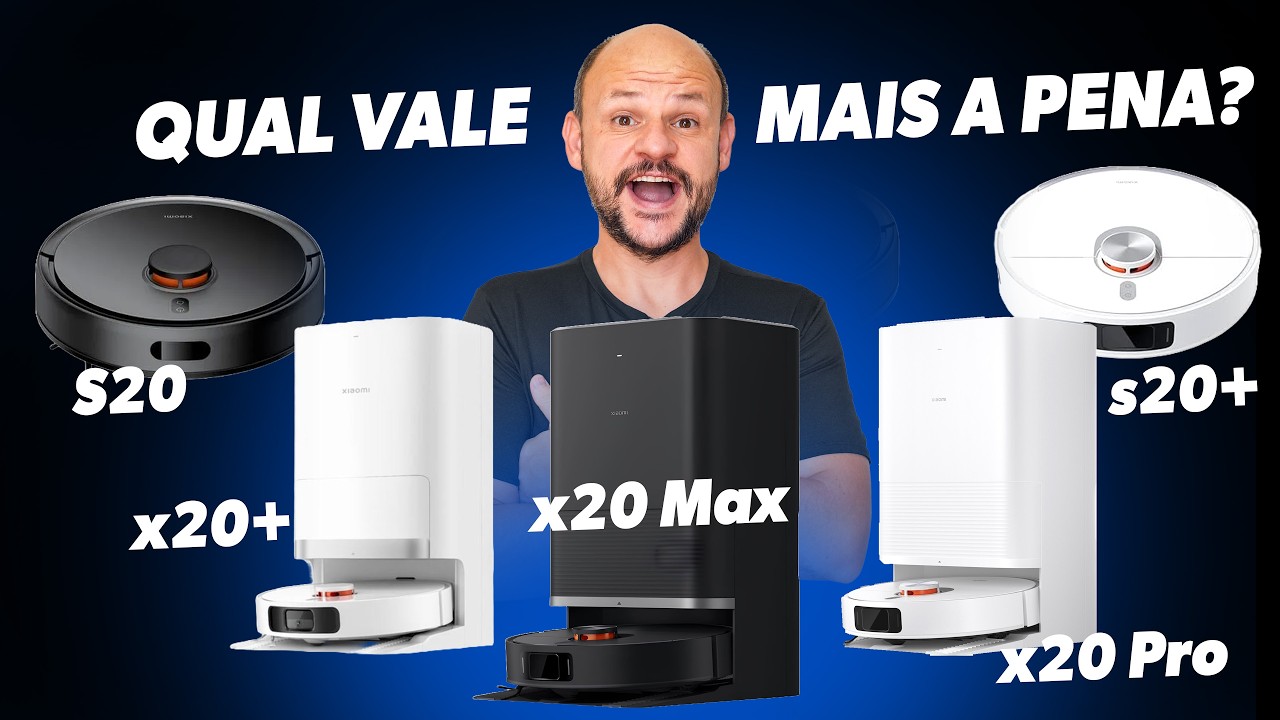 MELHOR ROBÔ ASPIRADOR XIAOMI - S20 vs S20+ vs X20+ vs X20 Pro ou X20 Max