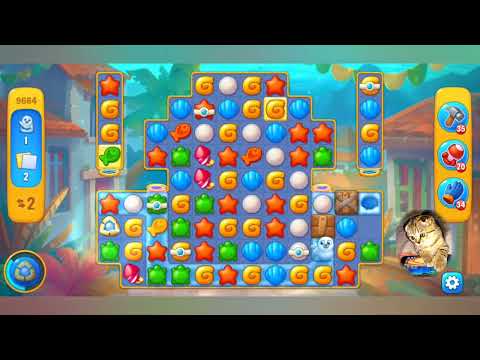 Fishdom 2022, no Boosters,  9664  level  -  прохождение без бустеров,  9664  уровень.