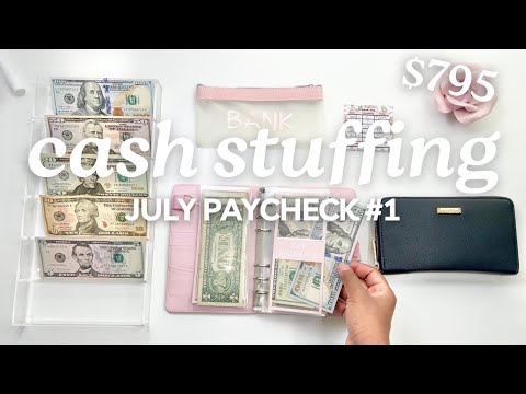 CASH ENVELOPE STUFFING | JULY 2025 PAYCHECK #1 | Budget With Me | MONETS MONEY
