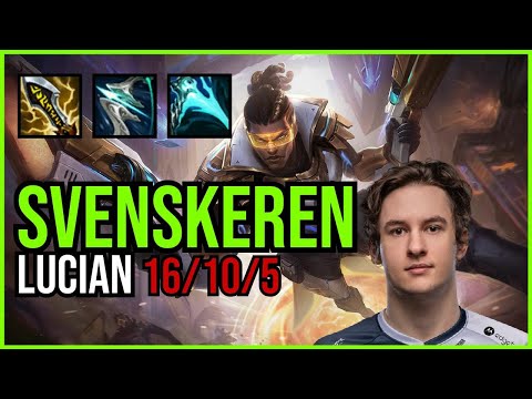 SVENSKEREN - LUCIAN vs ZED Mid - NA Challenger - Patch 11.3 PENTAKILL