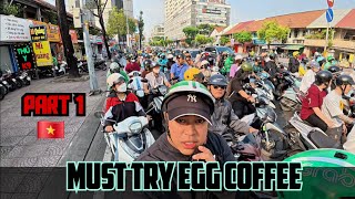 First Time Trying Egg Coffee In Vietnam 🇻🇳 
