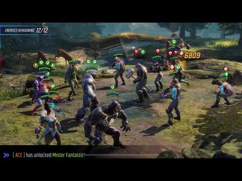 Princess and the Symbiote Tier 6 136k Power Playthrough & Unlock 6 Star Shuri - Marvel Strike Force