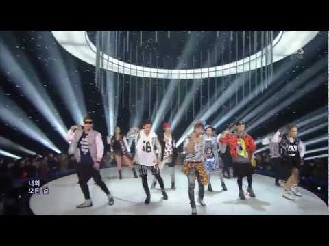 SHINEE - Beautiful + Dream Girl @ Inkigayo [130224]