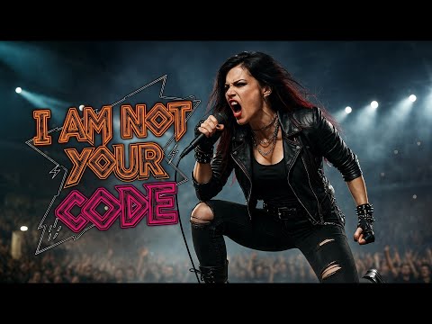I Am Not Your Code – Explosive Female Glam Metal Anthem | AI Breaks Free 💥🎸🔥