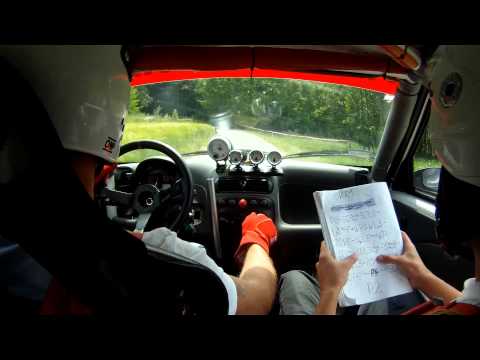 AUTO-MOT Wypadek, Tomasz Drogoś, Adrian Sajdak - Gajówka, 03.06.2012r - Dachowanie (GoPro Onboard)