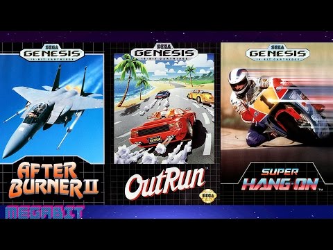 Super Hang On, After Burner II, Out Run - Megabit