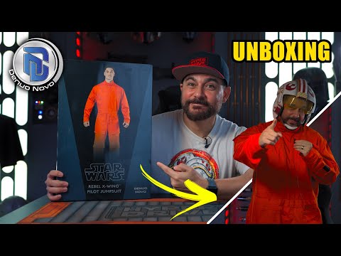 Star Wars X-Wing Jumpsuit Cosplay Costume Unboxing by Denuo Novo!
