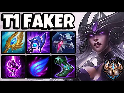 T1 Faker SYNDRA MID vs SYLAS - Patch 11.15 Ranked Korea ✅