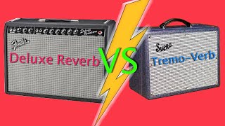 Video thumbnail for Fender ‘65 Deluxe Reverb VS Supro Tremo-Verb 1622RT (Tube Amplifier Comparison) by Red Car Records
