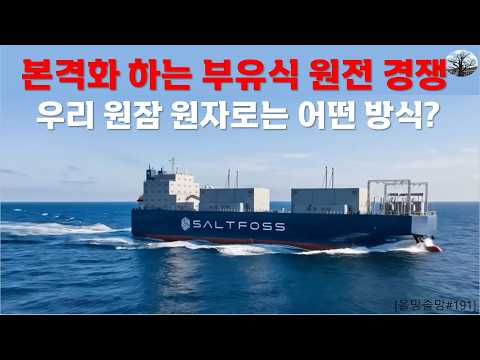본격화 하는 부유식 원전 경쟁. 우리 원잠 원자로는 어떤 방식?