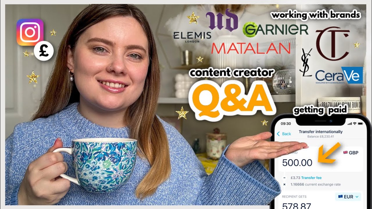 CONTENT CREATOR Q&A💡📷💰 UGC, getting paid, working with brands, pr companies, how I started & tips