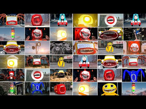 BEST MEGAMIX №3 SCARY CHO CHO CHARLES, CAR EATER, and MORE MONSTERS | GMOD REALISM