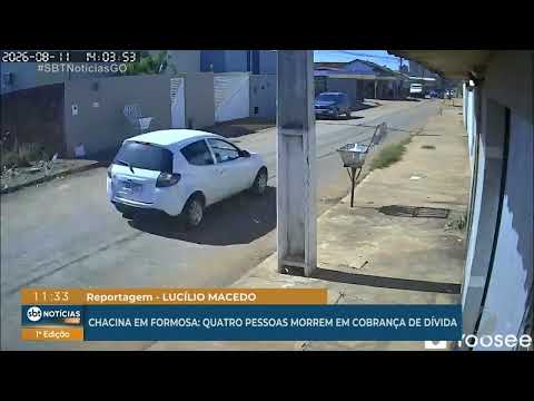 Chacina em Formosa deixa quatro mortos durante cobrança de dívida