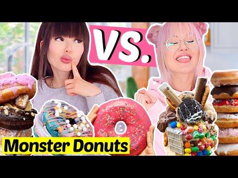 Wer schafft mehr? Royal Monster Donuts ⚡️ BFF Battle | ViktoriaSarina