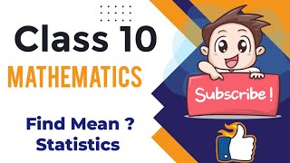 Q 30) Find the Mean ? Statistics,  Class10,  Mathematics,  SSLC karnataka board Exams key answer