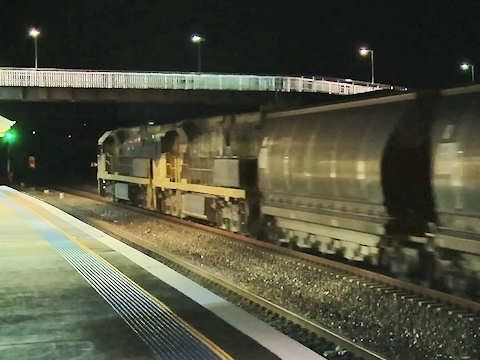 Coal Train - QRNational 5000 class locomotives - Hunter Valley (NSW) Railways.