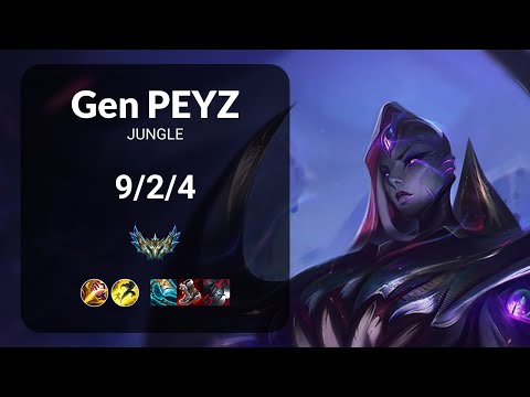 Gen Peyz Bel'Veth vs Gen Chovy Viego JUNGLE - KR CHALLENGER Patch 13.19