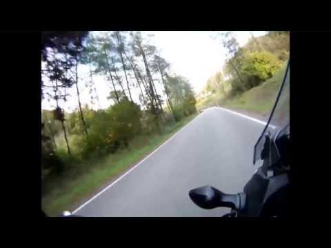 NC700X Auffahrt Spiegelberg nach Wüstenrot / uphill drive from Spiegelberg to Wüstenrot