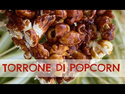 TORRONE o CROCCANTE DI POP CORN: bontà facilissima! (dolci)2C+K