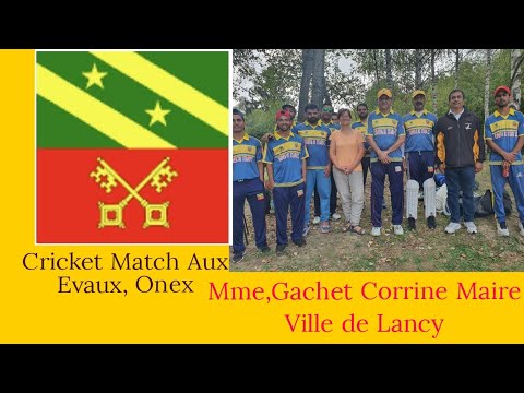 Septembre 2022, Cricket match Geneva XI Stars Cricket Club.