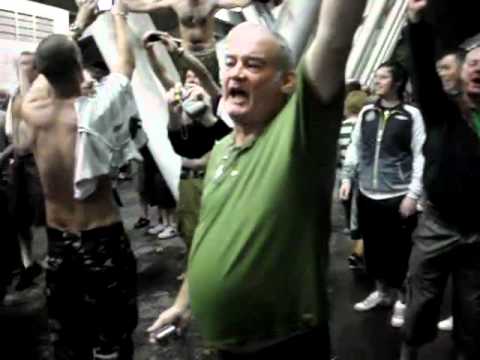 Shamrock Rovers fans - Half time v Juventus in Modena