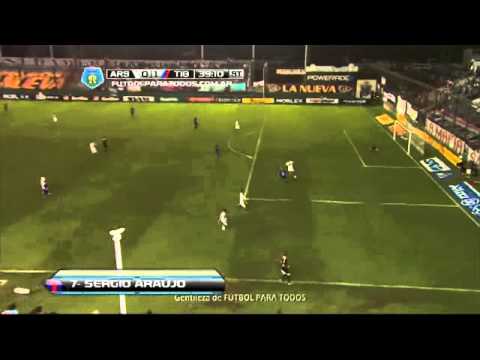 Gol de Araujo Arsenal 0 Tigre 1 Fecha 12 Torneo Final 2014